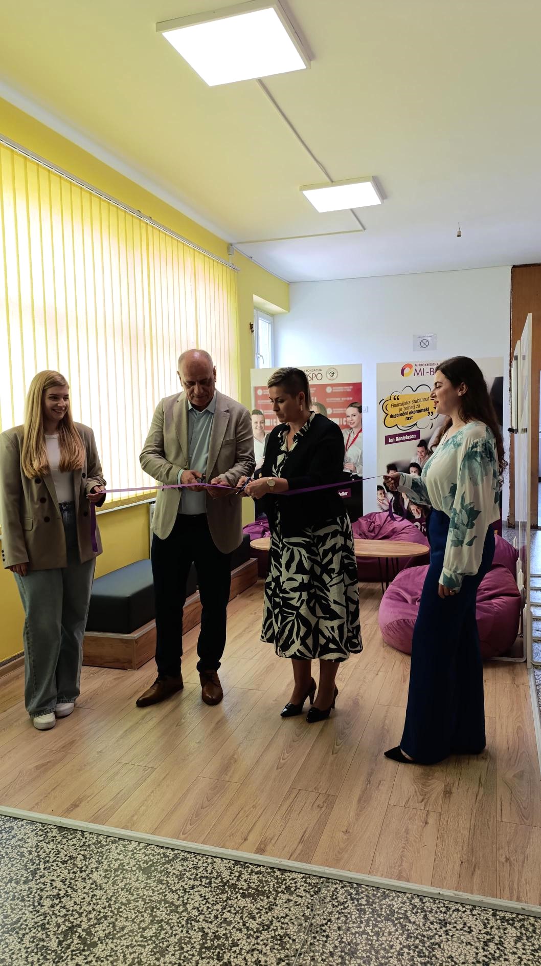 Otvoren “MI-BOSPO studentski kutak” na Ekonomskom fakultetu u Tuzli – prostor za odmor, učenje i inspiraciju