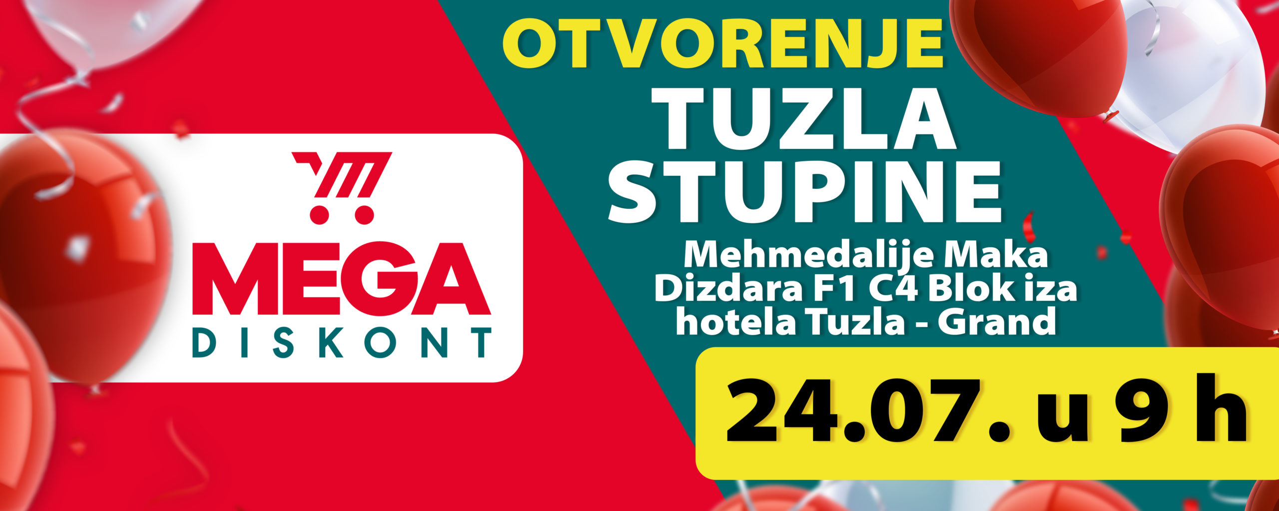 MEGA Diskont otvara još jedna svoja vrata u Tuzli: Nova destinacija za kvalitetu i uštedu