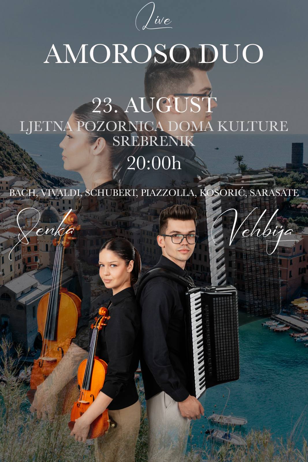 Amoroso Duo u Srebreniku – Turneja kroz Bosnu i Hercegovinu