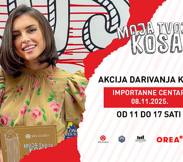 Velika humanitarna akcija darivanja kose “Moja kosa, tvoja kosa”