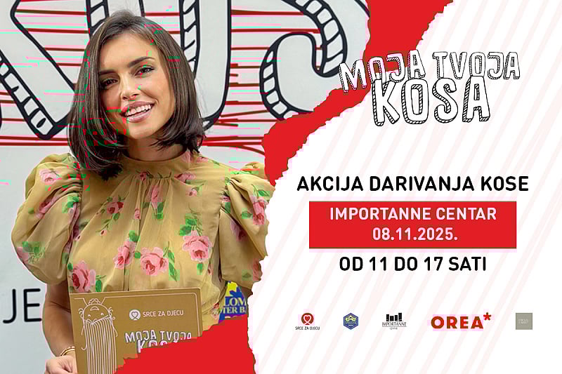 Velika humanitarna akcija darivanja kose “Moja kosa, tvoja kosa”