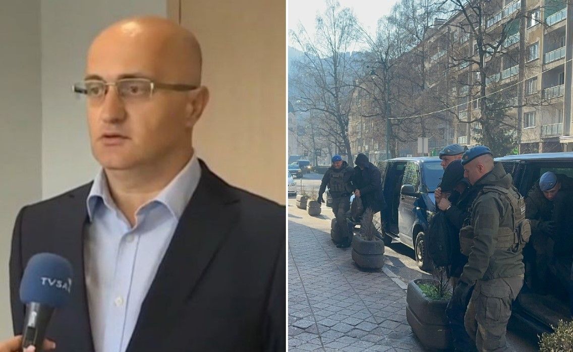 Zilić i osobe koje su bile uhapšene u akciji "Abstergo". TVSA / Avaz