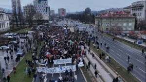 Protest Sarajevo. Avaz