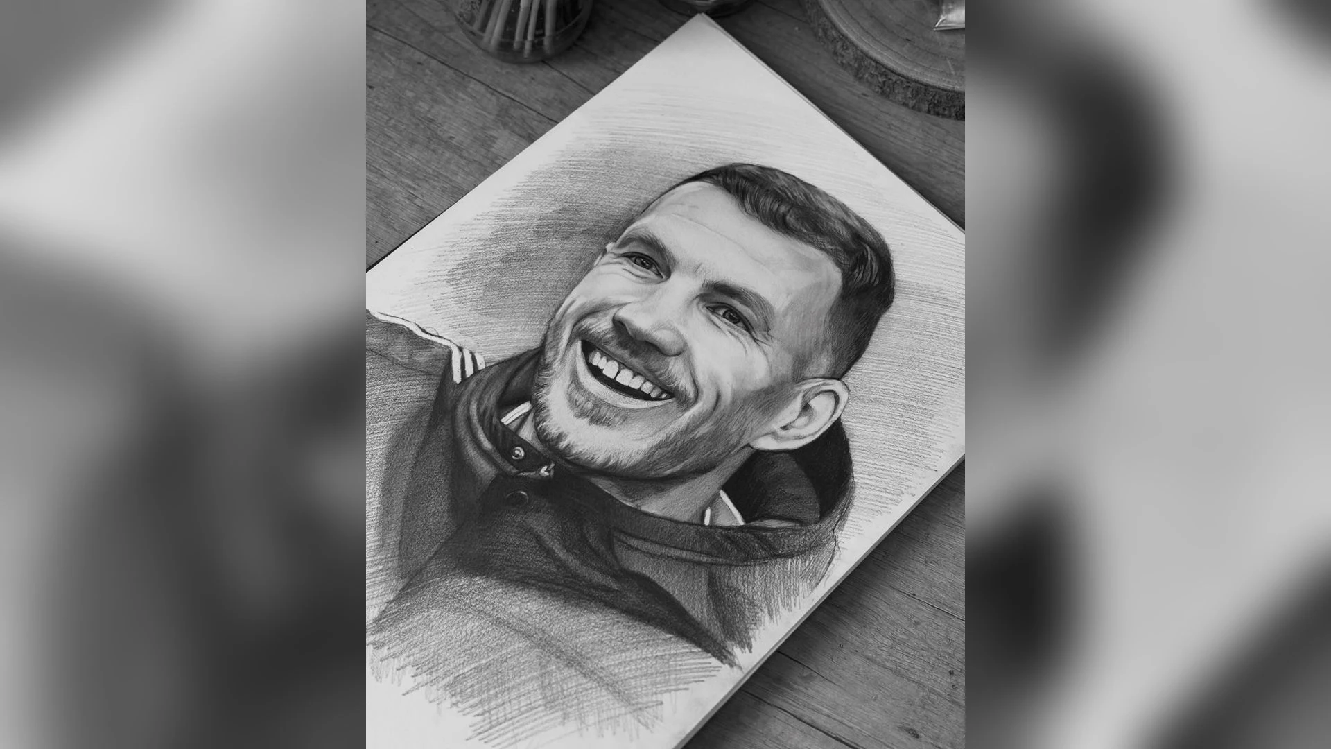 Lijepa priča iz Mostara: Aukcija portreta Edina Džeke za humane ciljeve