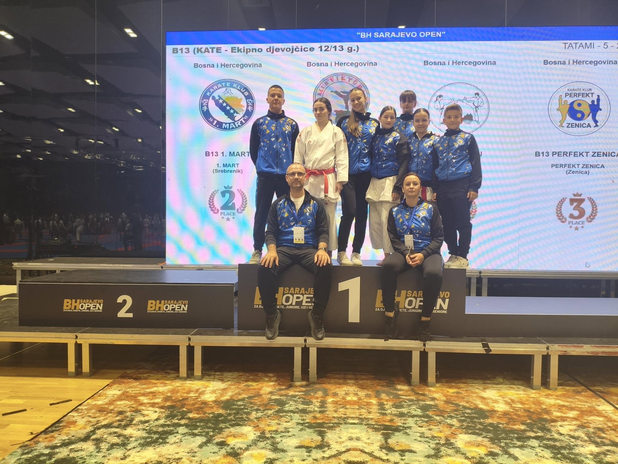 Karate klub „1. Mart“ Srebrenik ostvario je zapažen uspjeh na izbornom turniru „BH Sarajevo Open“