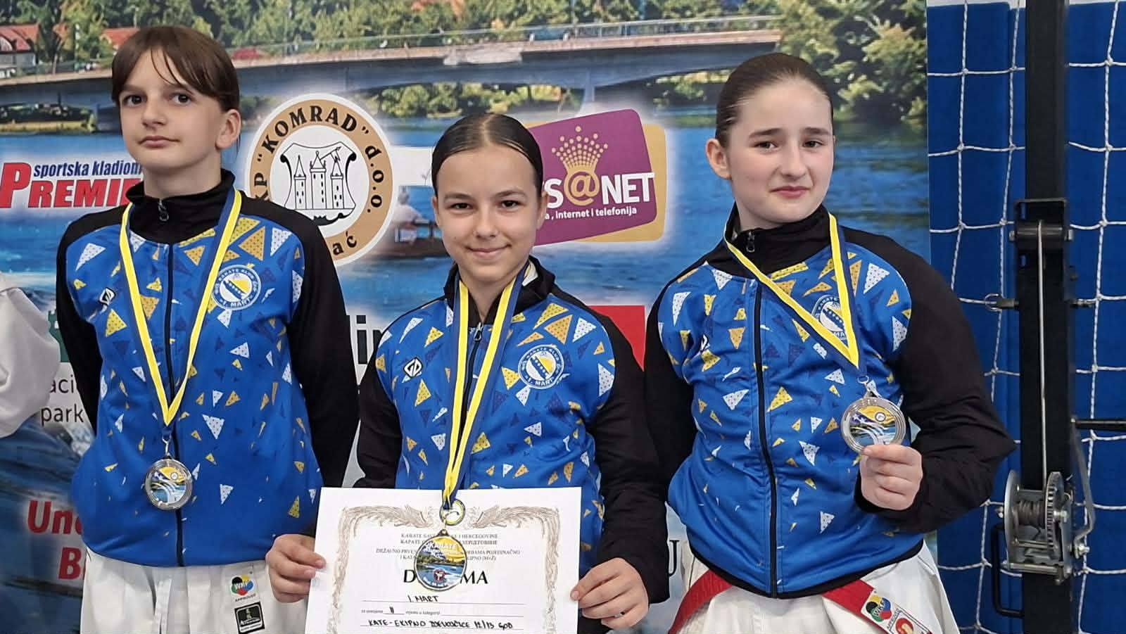 Karate klub “1. Mart” Srebrenik ostvario zapažene rezultate na Državnom prvenstvu u Bihaću