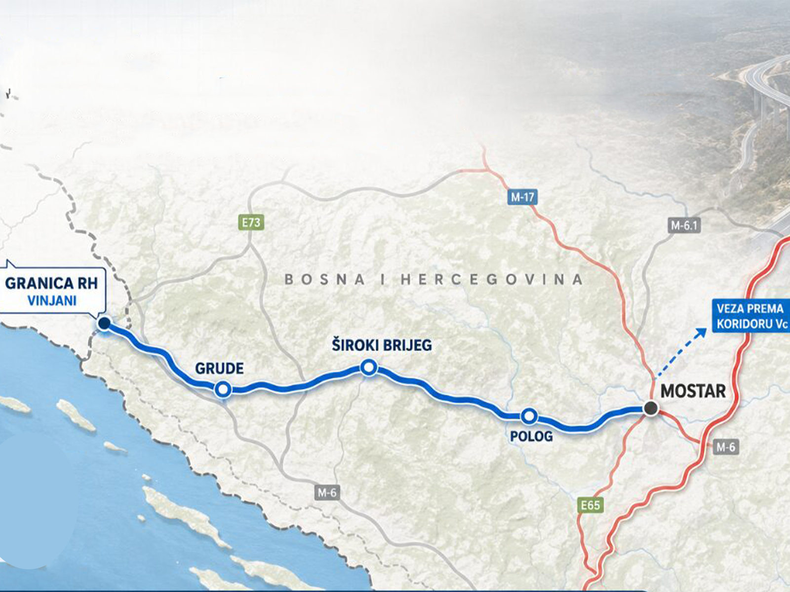 Brza cesta Mostar – Široki Brijeg sve bliže realizaciji