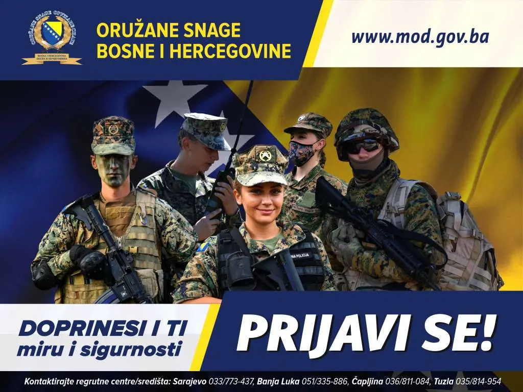 Ministarstvo odbrane raspisalo konkurs za prijem na vojne akademije u sedam zemalja