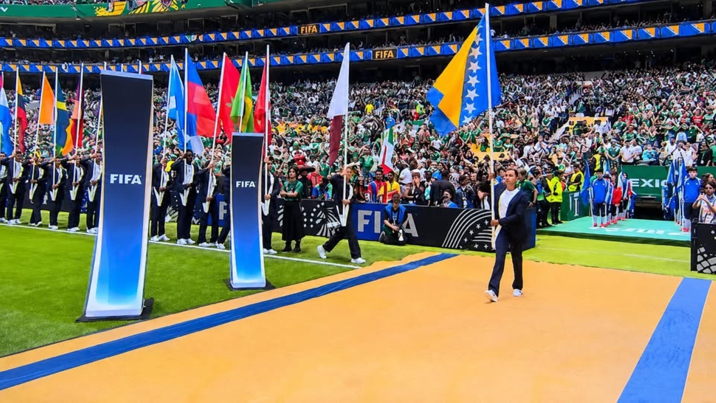 Zastava BiH se zavijorila na otvaranju Svjetskog prvenstva