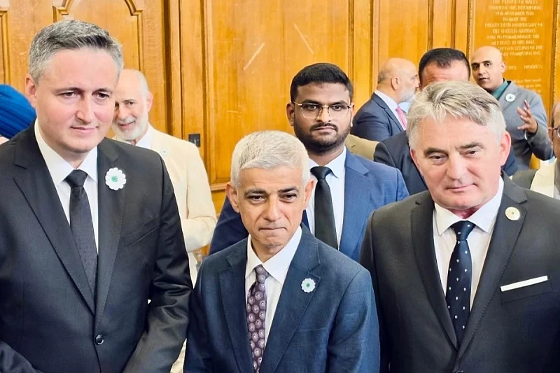 Bećirović i Komšić u Londonu: Istina o Srebrenici brani se obrazovanjem, a mir u BiH članstvom u NATO-u