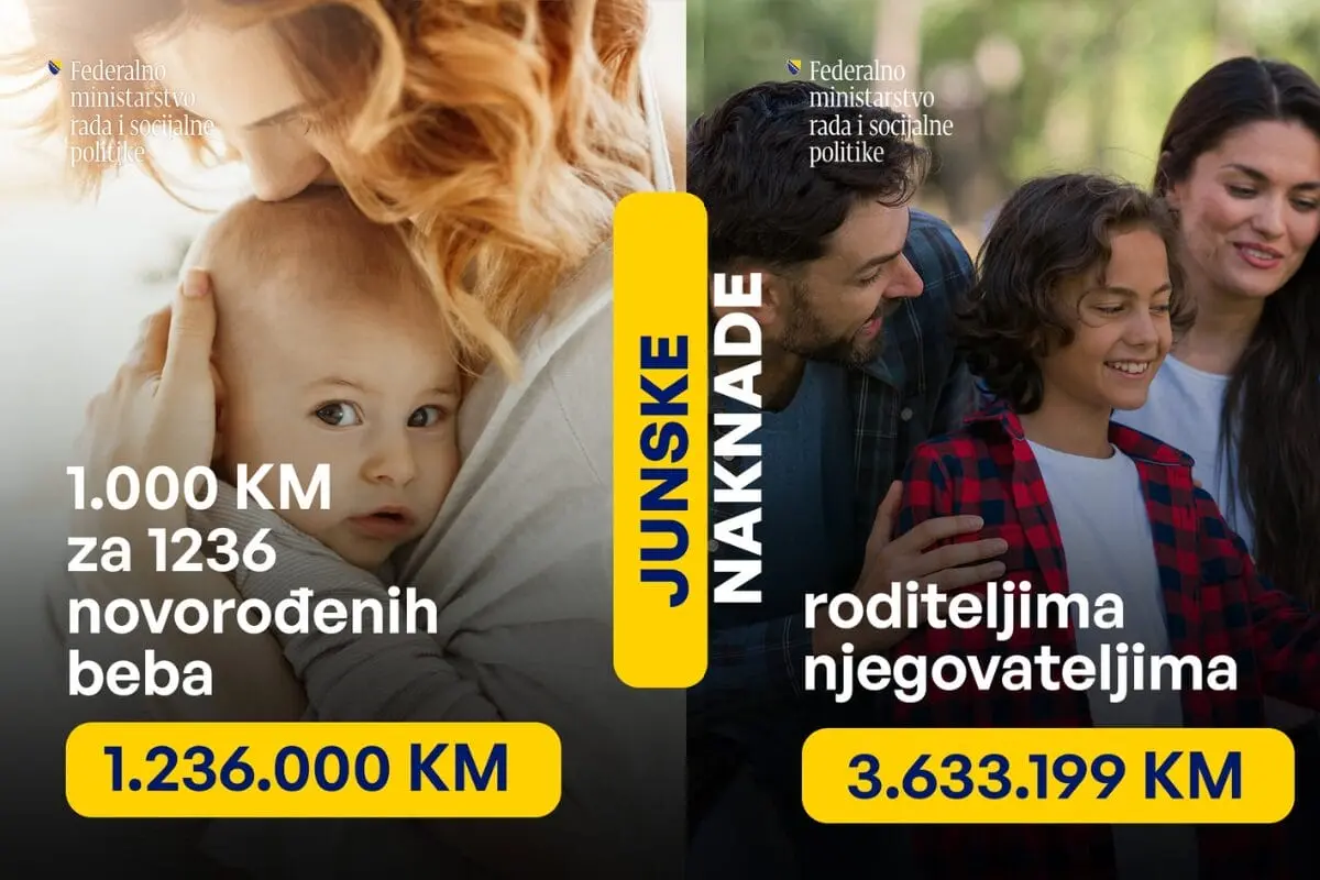 Naknade za novorođene bebe i roditelje njegovatelje na računima od 10. jula