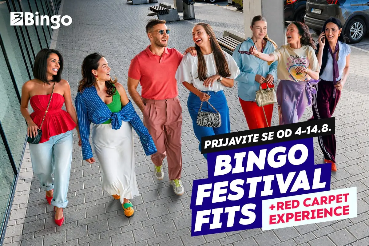 Otvorene prijave za Bingo Festival Fits: Odaberite outfit s omiljenim influencerom i zablistajte na Crvenom tepihu Sarajevo Film Festivala