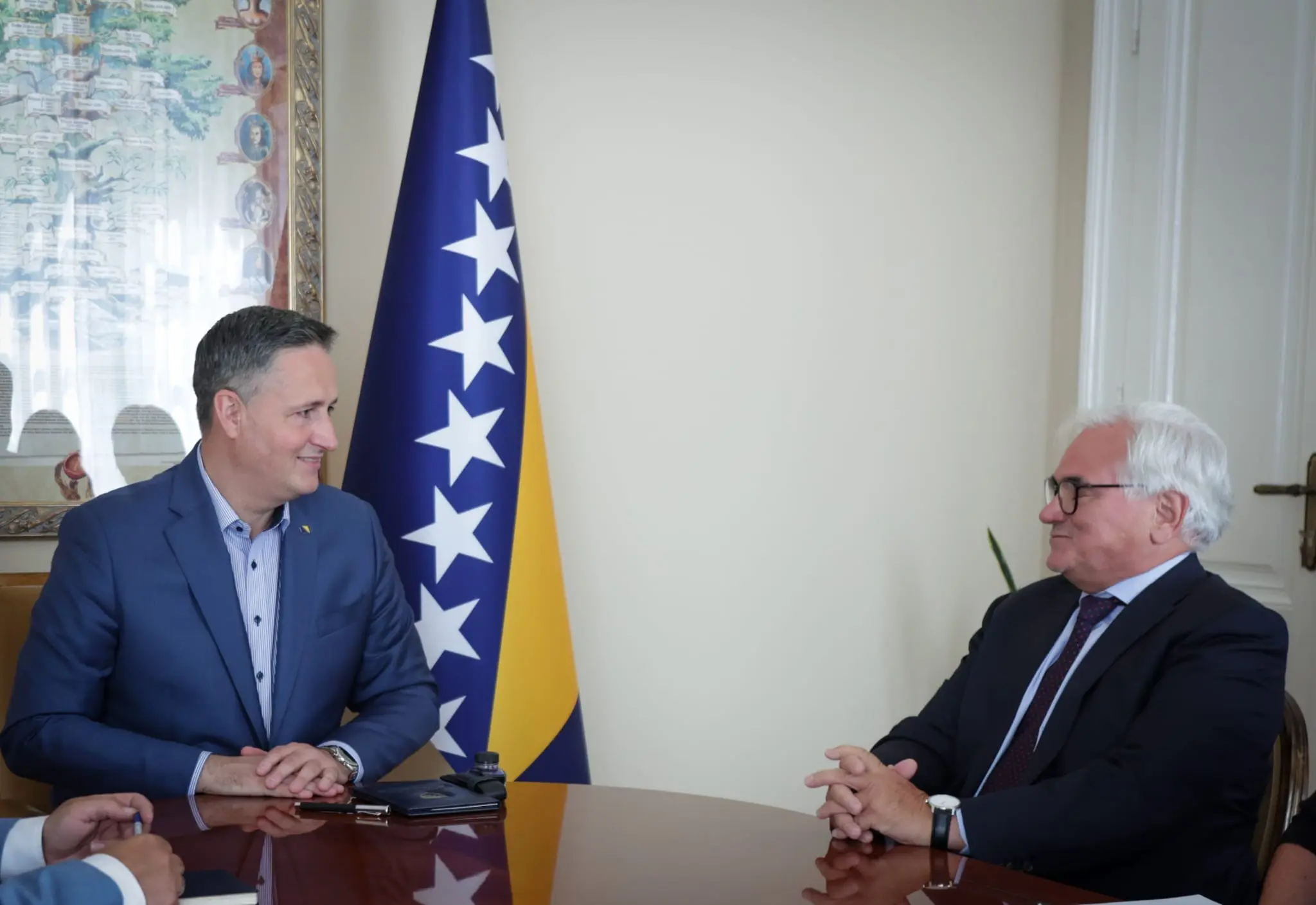 Bećirović i Grannas razgovarali o evropskom putu i stabilnosti BiH