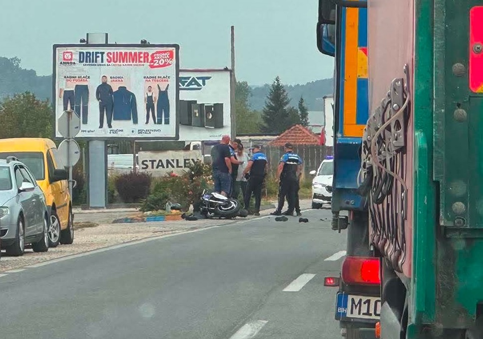 Saobraćajni kolaps na petlji Šićki Brod: Nova nesreća s motociklistom u TK