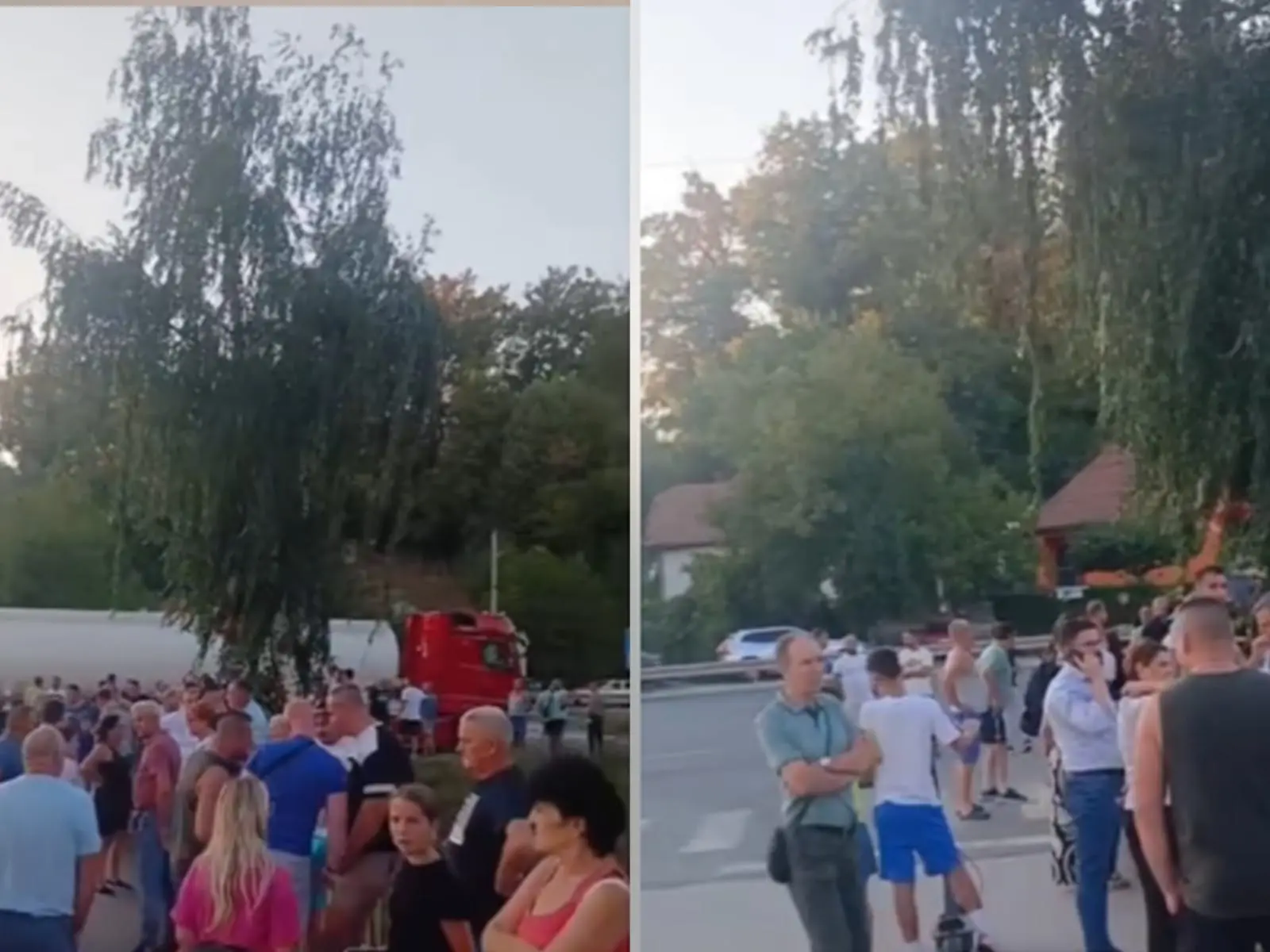 Građani se okupili ispred TE Tuzla zbog povećane emisije prašine