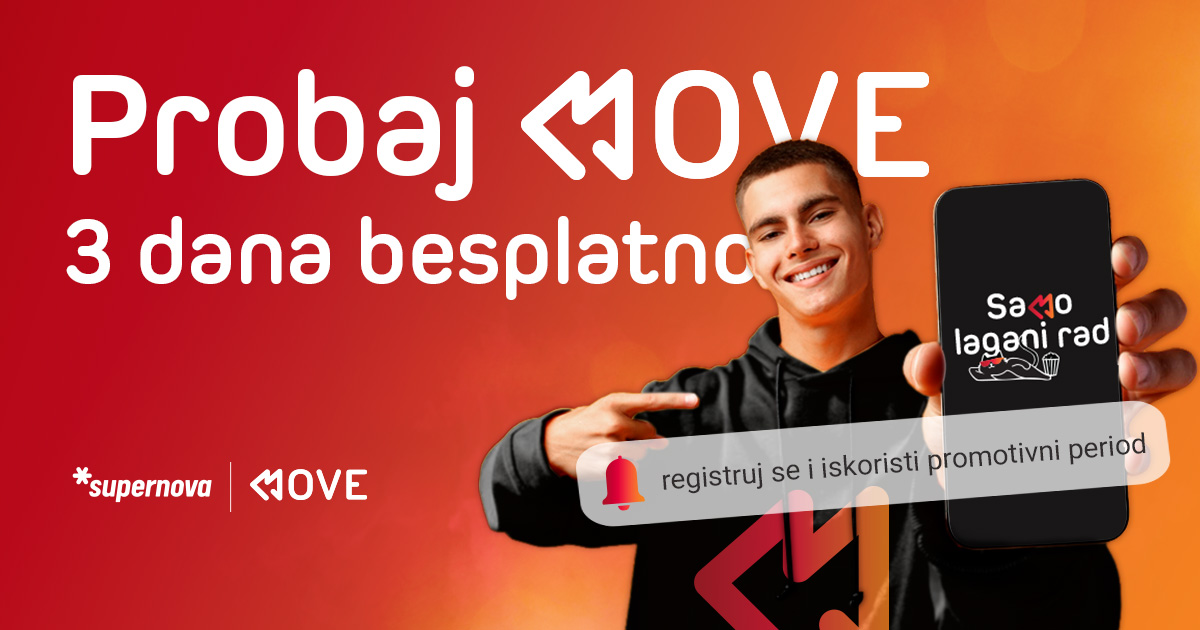 Pronađite svoj antistres sadržaj uz MOVE aplikaciju i uživajte tri dana besplatno